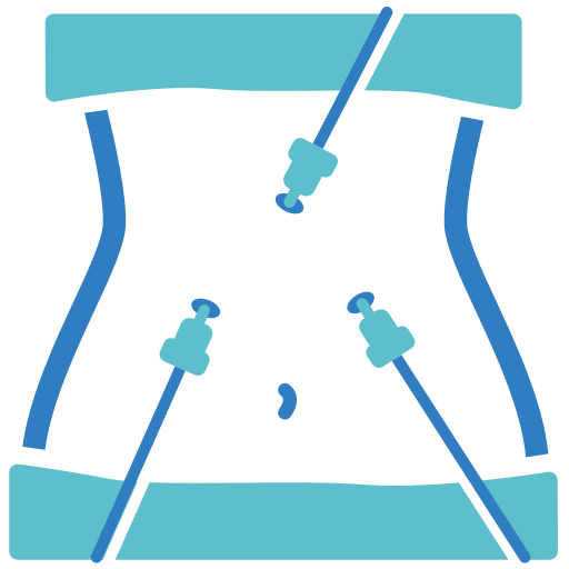 Laparoscopic surgery icon